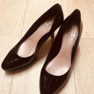 New Vince Camuto Black patent pumps size 37 US 7